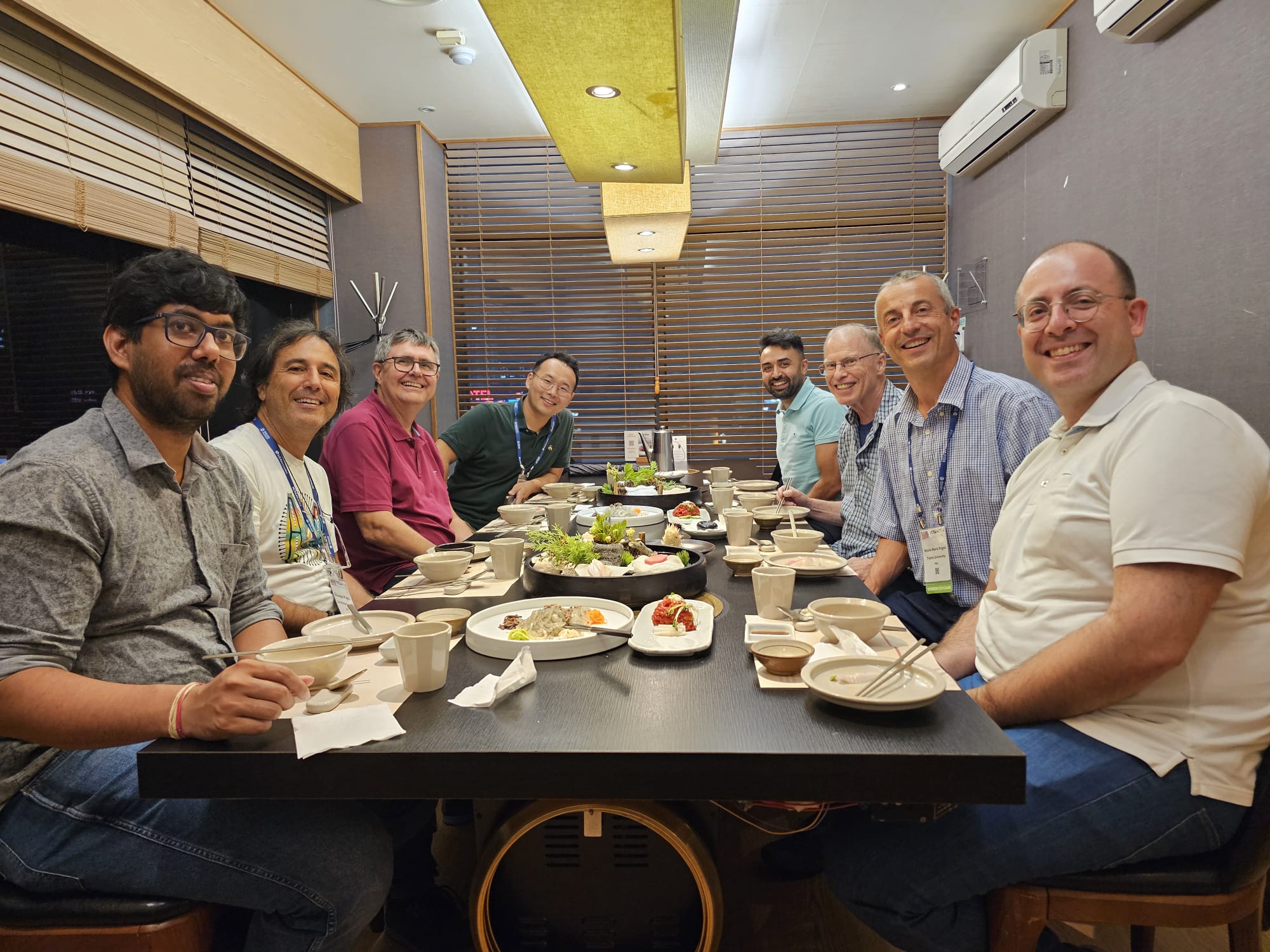 Anirban, prof Ruoff, prof Puglisi, and others